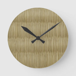 Tatami Mat 畳 2 Round Clock