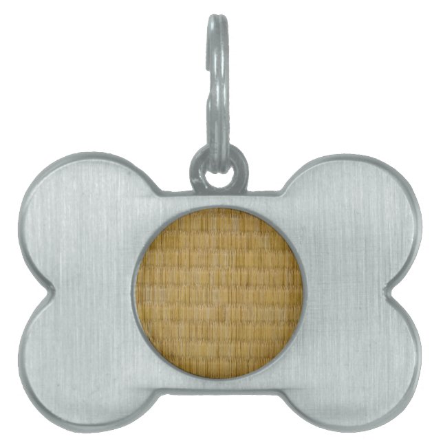 Tatami Mat 畳 Pet Tag (Front)
