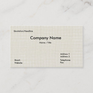Tatami mat Business Card