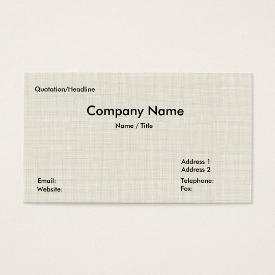 Tatami mat Business Card