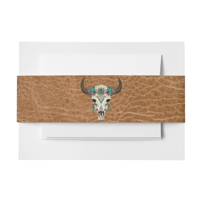 Tatanka Bison Yellowstone Western Belly Band Invitation Belly Band (Front Example)