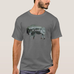 Tatanka Buffalo Bison Nature Scenery T-Shirt