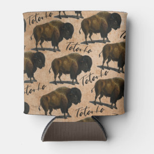 Tatanka Buffalo Bison Western Can Cooler