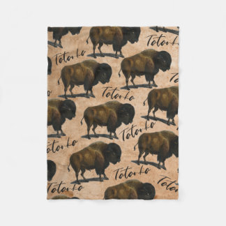 Tatanka Buffalo Bison Western Home Decor Fleece Blanket