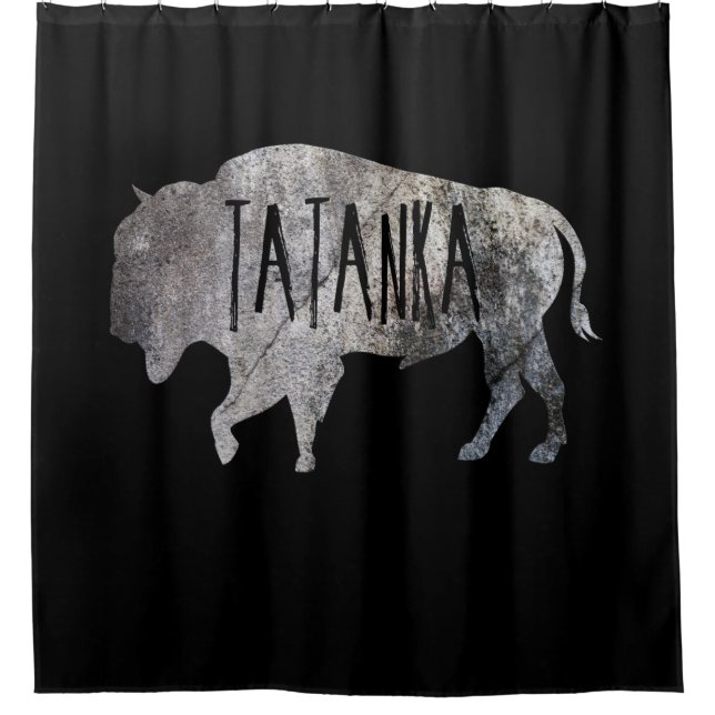 TATANKA BUFFALO BISON WILDLIFE NATURE SCENIC SHOWER CURTAIN (Front)