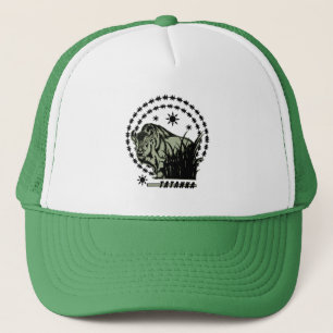 Tatanka Sun-American Buffalo/Bison Green Trucker Hat