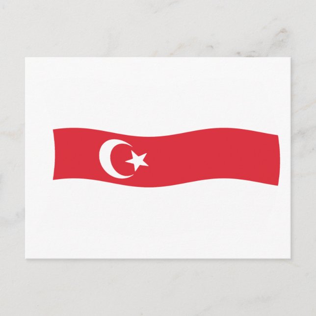 Tatars of Belarus Flag Postcard (Front)