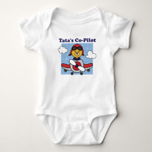 Tata's Co-Pilot - Cute Aeroplane Baby Bodysuit