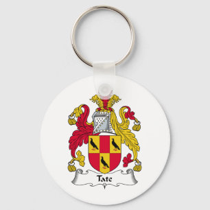 Tate Family Crest Key Ring