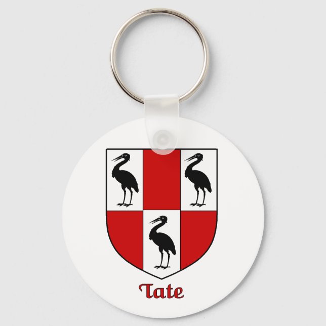 Tate Family Shield Keychain (Front)