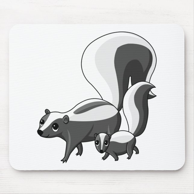 Tater and Tot the Skunks Mouse Mat (Front)