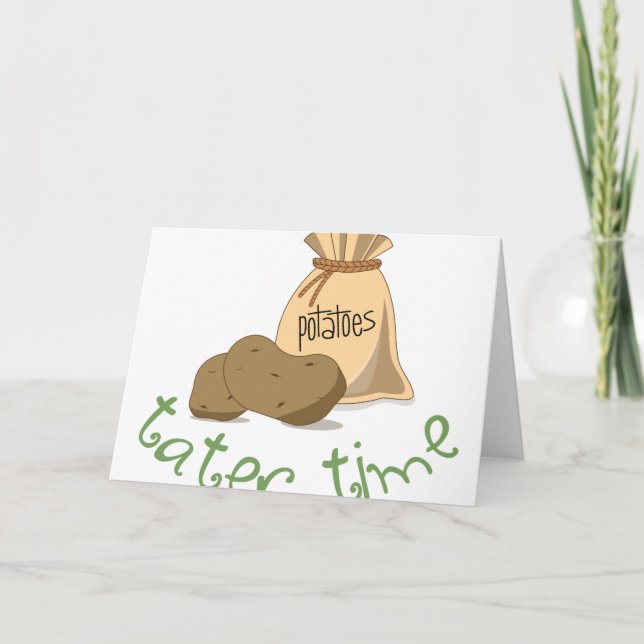 Tater Time Card (Front)