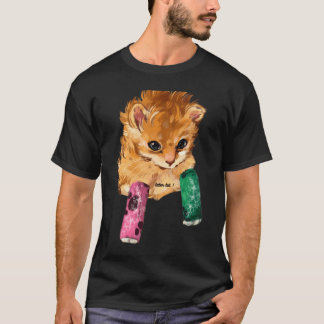 tater tot cat Tater Tot The Cat Tater Tot Bonkers  T-Shirt