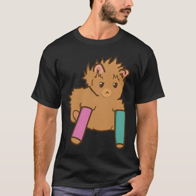 Tater Tot Sticker  T-Shirt (Front)