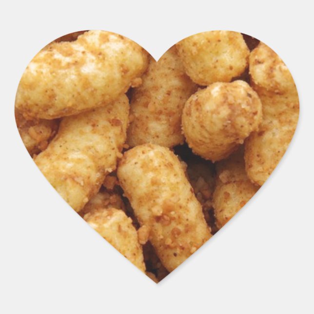 Tater Tots Heart Sticker (Front)