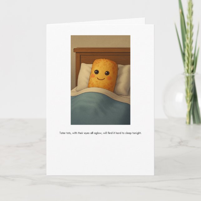 Tater Tots holiday card (Front)