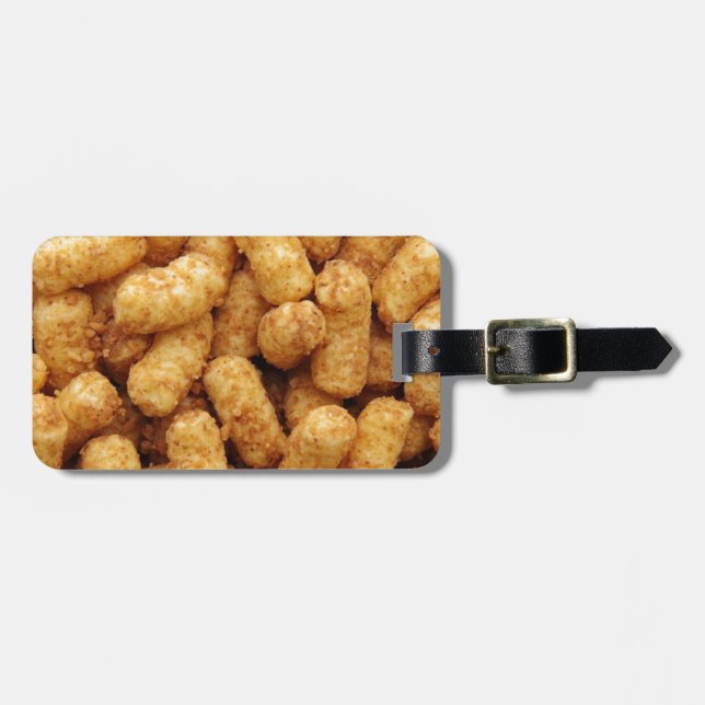 Tater Tots Luggage Tag (Front Horizontal)