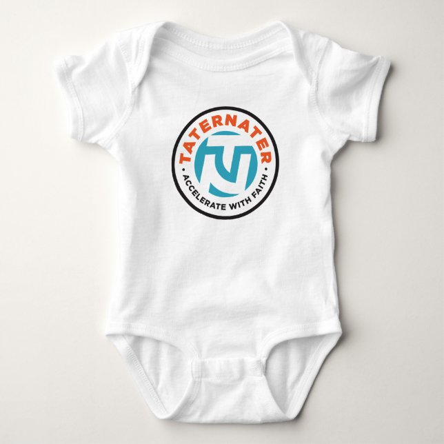 TaterNater Logo Baby Bodysuit (Front)
