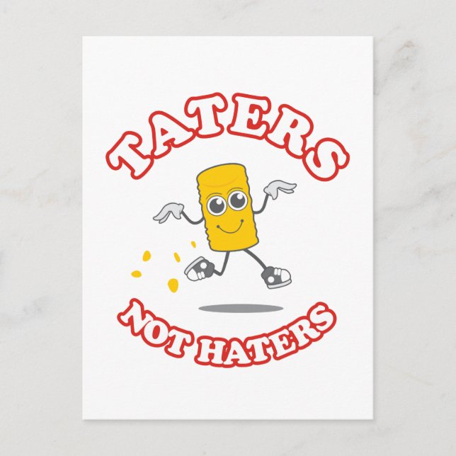 Taters Not Haters Postcard (Front)