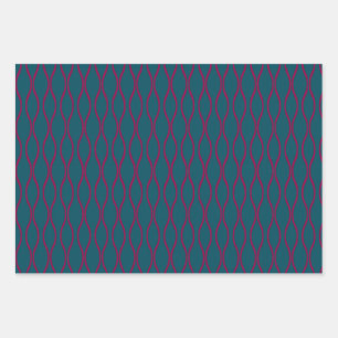 Tatewaku traditional Japanese pattern modern Wrapping Paper Sheet