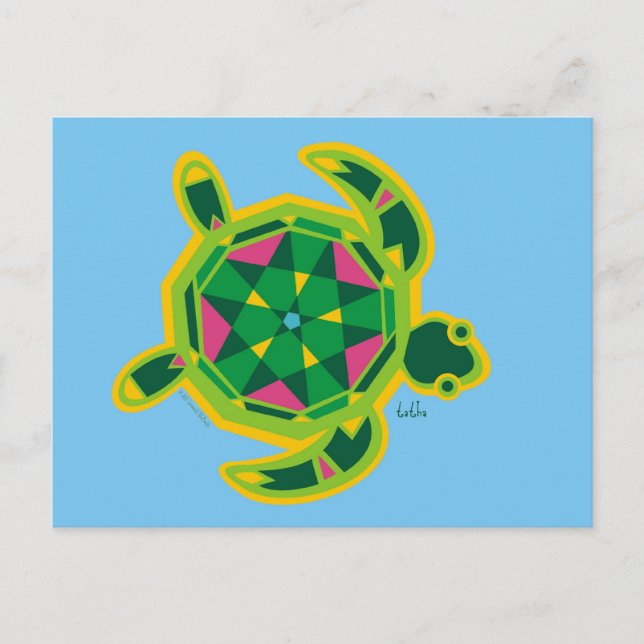TATHA the SEATURTLE Postcard (Front)