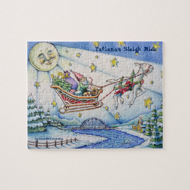 Tatiana's Sleigh Ride Jigsaw Puzzle (Horizontal)
