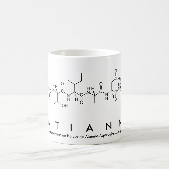 Tatianna peptide name mug (Center)