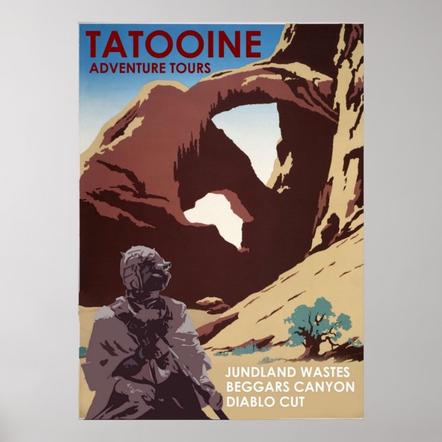 Tatooine Adventure Tours Poster (Front)