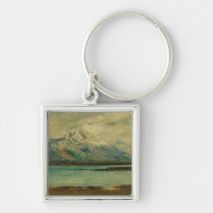 Tatra Mountain Landscape by Ladislav Mednyanszky Key Ring