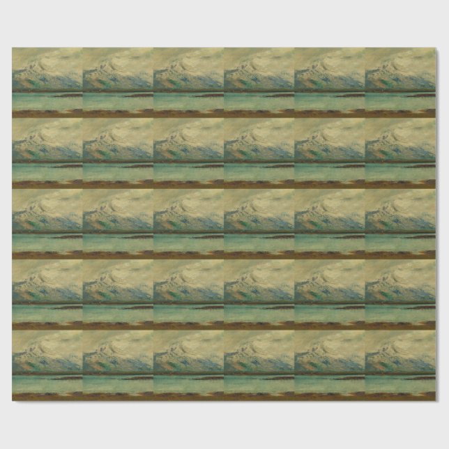 Tatra Mountain Landscape by Ladislav Mednyanszky Wrapping Paper (Flat)