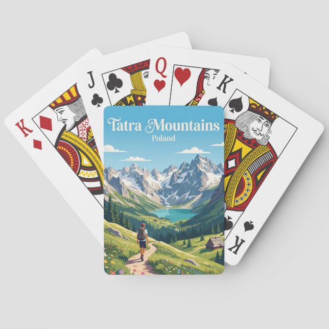 Tatra Mountains Poland Playing Cards (Back)