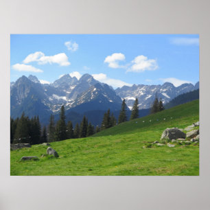 Tatras Rusinowa meadow Poster