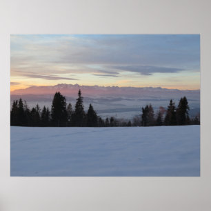 Tatras sunrise poster