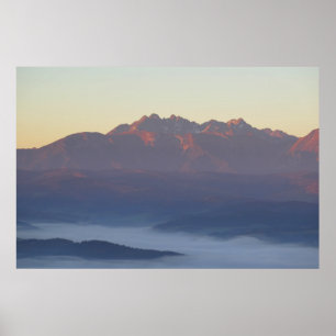 Tatras sunrise poster