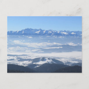 Tatras view from Gorce Postcard