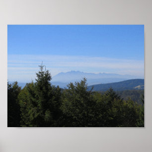 Tatras View from Jaworzyna Krynicka Beskids Poster