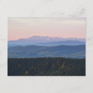 Tatras view postcard