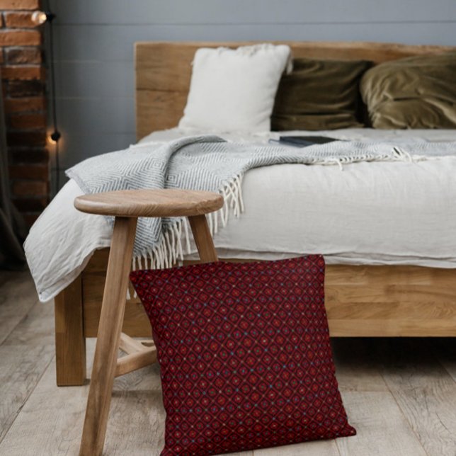 Tatreez Arab Thobe Artwork Pattern Henna Decor  Cushion (Creator Uploaded)