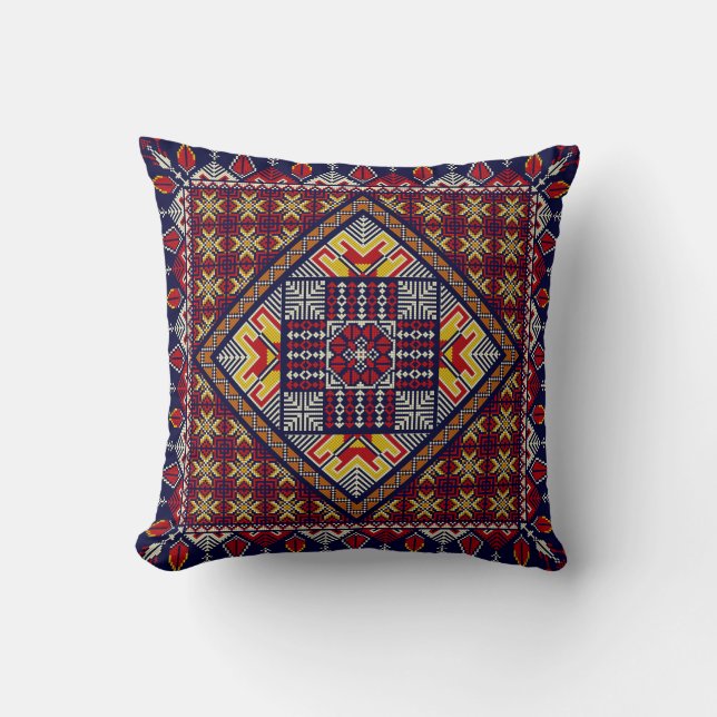 Tatreez pattern  cushion (Front)