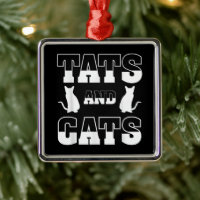 Tats And Cats Animal Lover Gift Tattoo Artist Inki