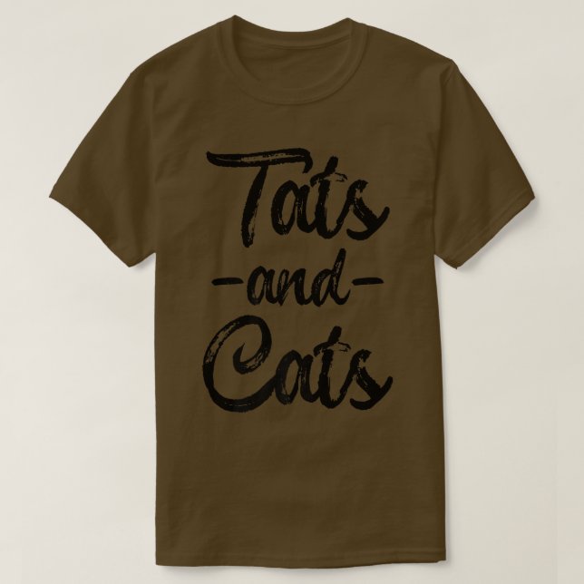Tats And Cats  T-Shirt (Design Front)