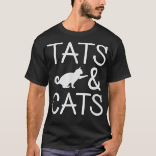 Tats & Cats T  Tattoo Artist Tattooed Ink Lover Gi T-Shirt