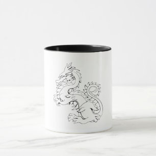 Tatsu Asian Dragon Are Fantasy Mythical Creatures Mug