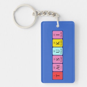 Tatsuki periodic table name keyring