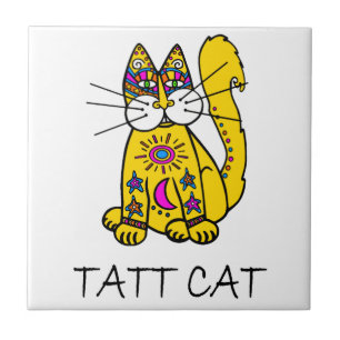 Tatt Cat Tile