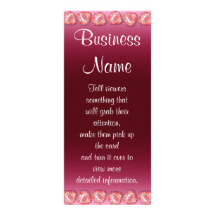 Tattered Heart Border Rack Card