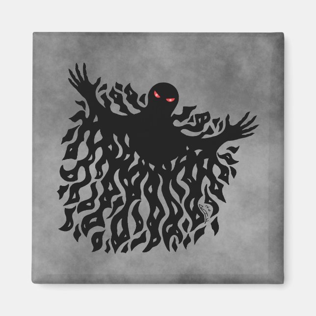 Tattered Shadow Entity Weird Horror Art Magnet (Front)