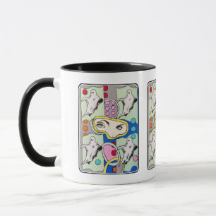 ‘Tattletales in the Spirit Box’ Painting on a Mug