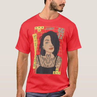 Tattoed Gamer Girl - Japan Tattoo - WASD - Anime G T-Shirt