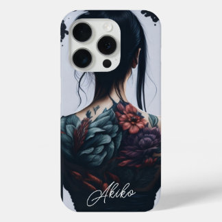 Tattoed Japanese Lady iPhone 15 Pro Case